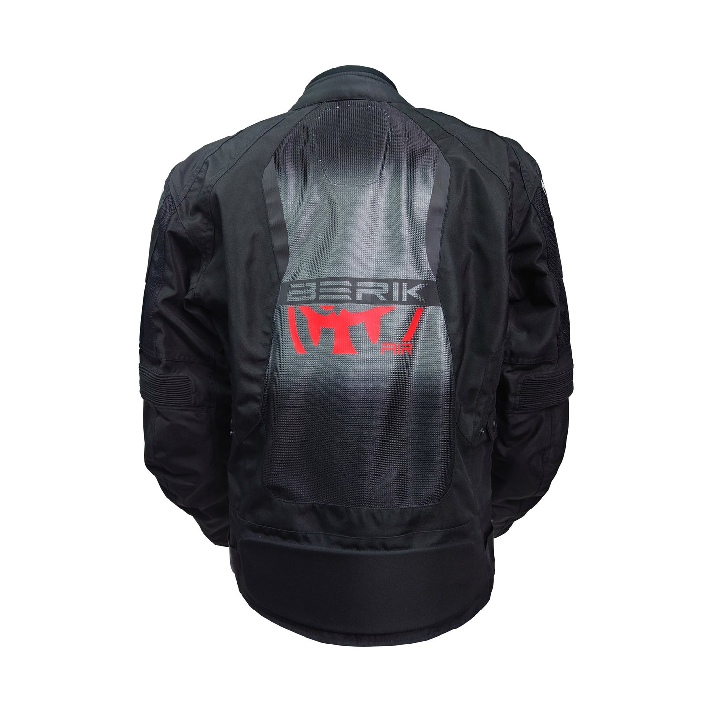 NJ-233317GR-BK BLACK/GREY/RED BERIK MESH JACKET