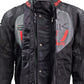 NJ-233317GR-BK BLACK/GREY/RED BERIK MESH JACKET