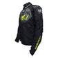 NJ-233317GR-BK BLACK/GREY/YELLOW BERIK MESH JACKET