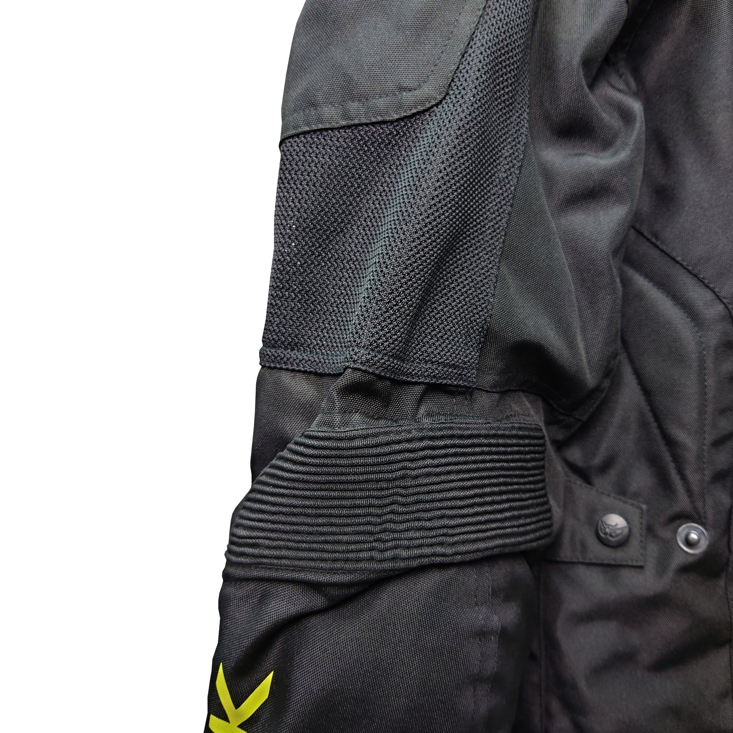 NJ-233317GR-BK BLACK/GREY/YELLOW BERIK MESH JACKET