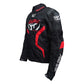 NJ-233317-BK BLACK/RED BERIK MESH JACKET