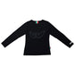T-257322W-BK BLACK LADIES BERIK CASUAL T-SHIRT