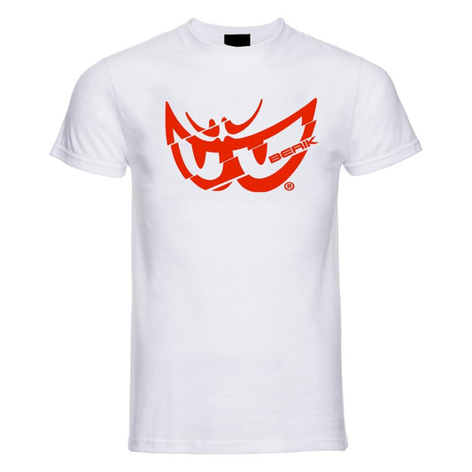 T-237203-BK WHITE/RED BERIK CASUAL T-SHIRT