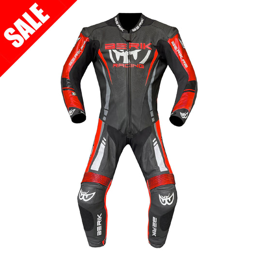 LS1-171334-N-BK BLACK/RED BERIK RACINGSUITS
