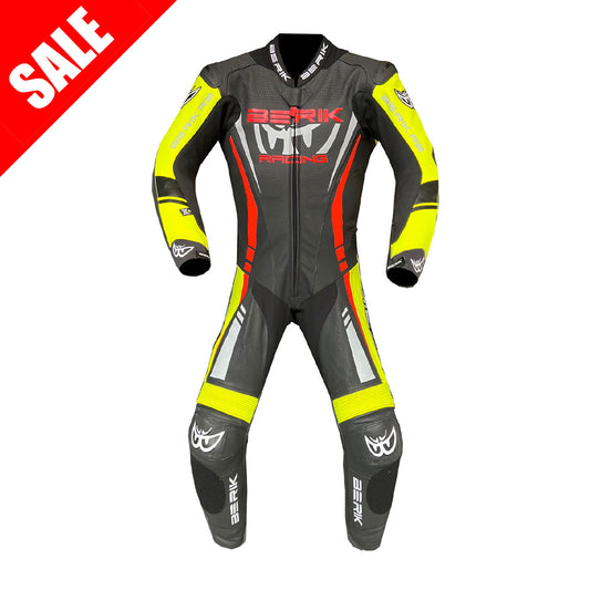 LS1-171334-N-BK BLACK/YELLOW/RED BERIK RACINGSUITS