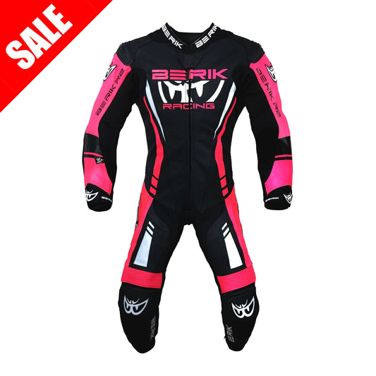 LS1-171334-N-BK LADYS BLACK/PINK BERIK RACINGSUITS