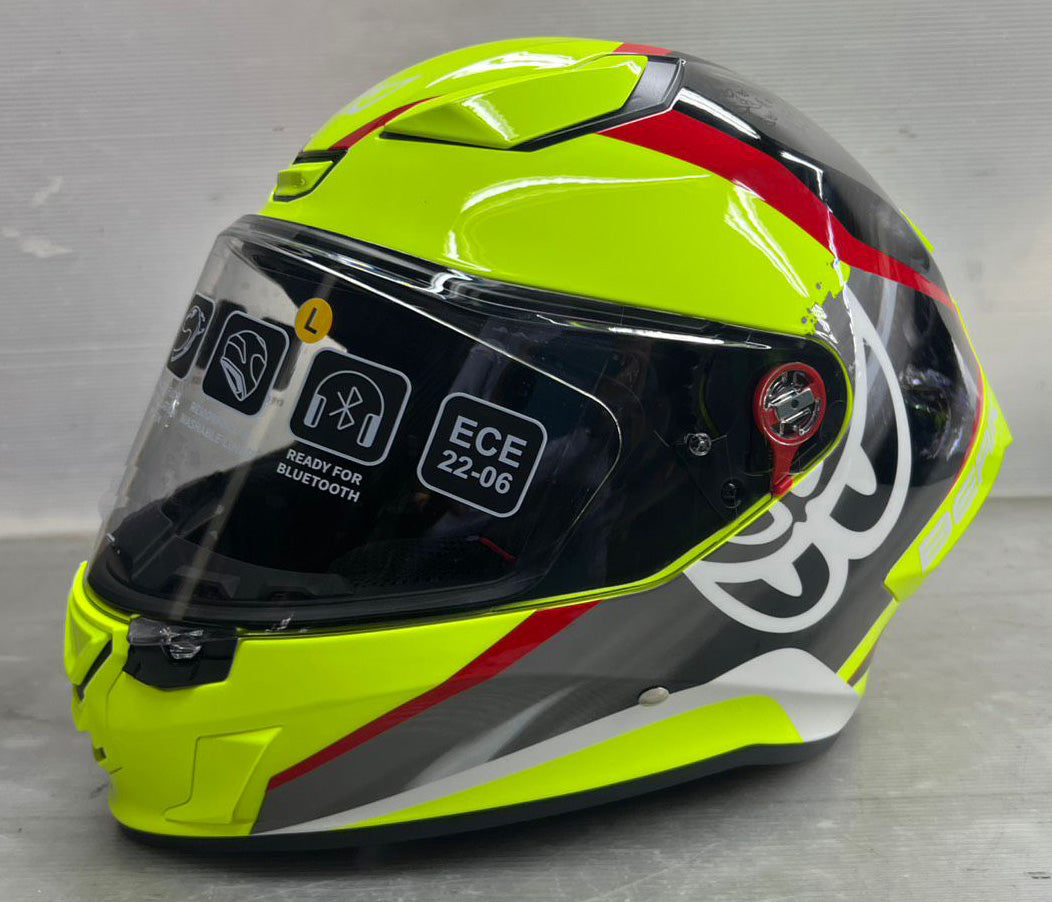 予約販売 HEL-279101-BK YELLOW ベリック オンロードヘルメット フルフェイス