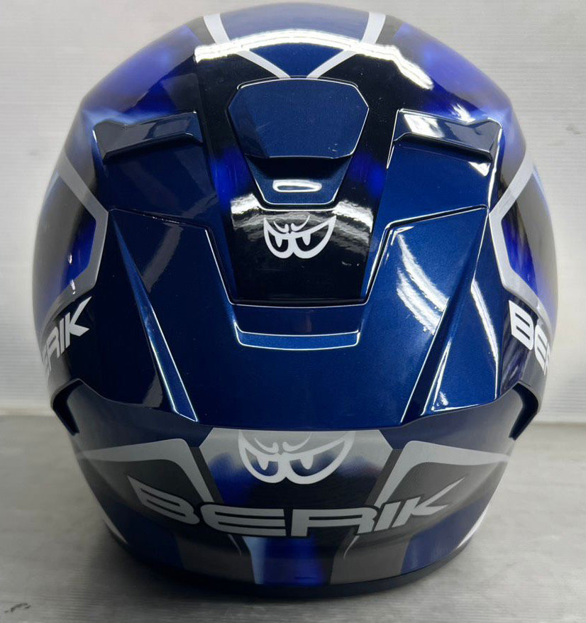 予約販売 HEL-279101-BK BLUE ベリック オンロードヘルメット フルフェイス