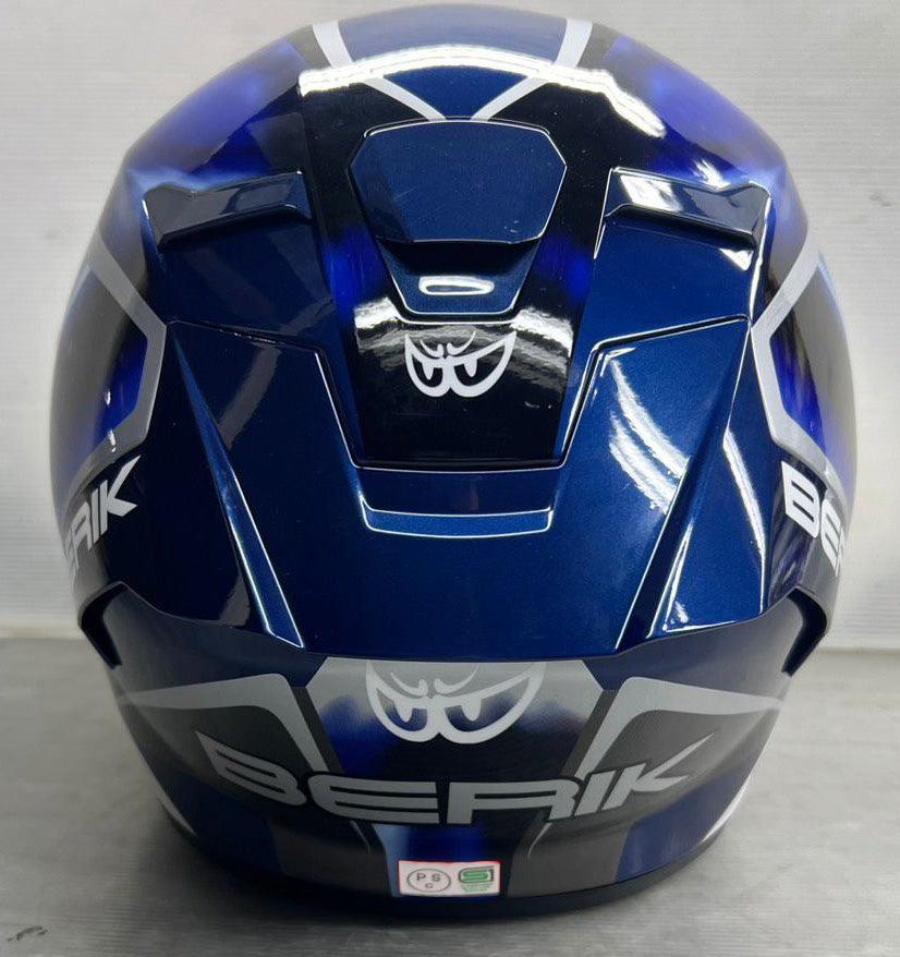 予約販売 HEL-279101-BK BLUE ベリック オンロードヘルメット フルフェイス