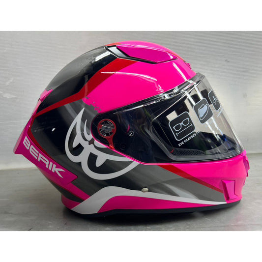 予約販売 HEL-279101-BK PINK ベリック オンロードヘルメット フルフェイス