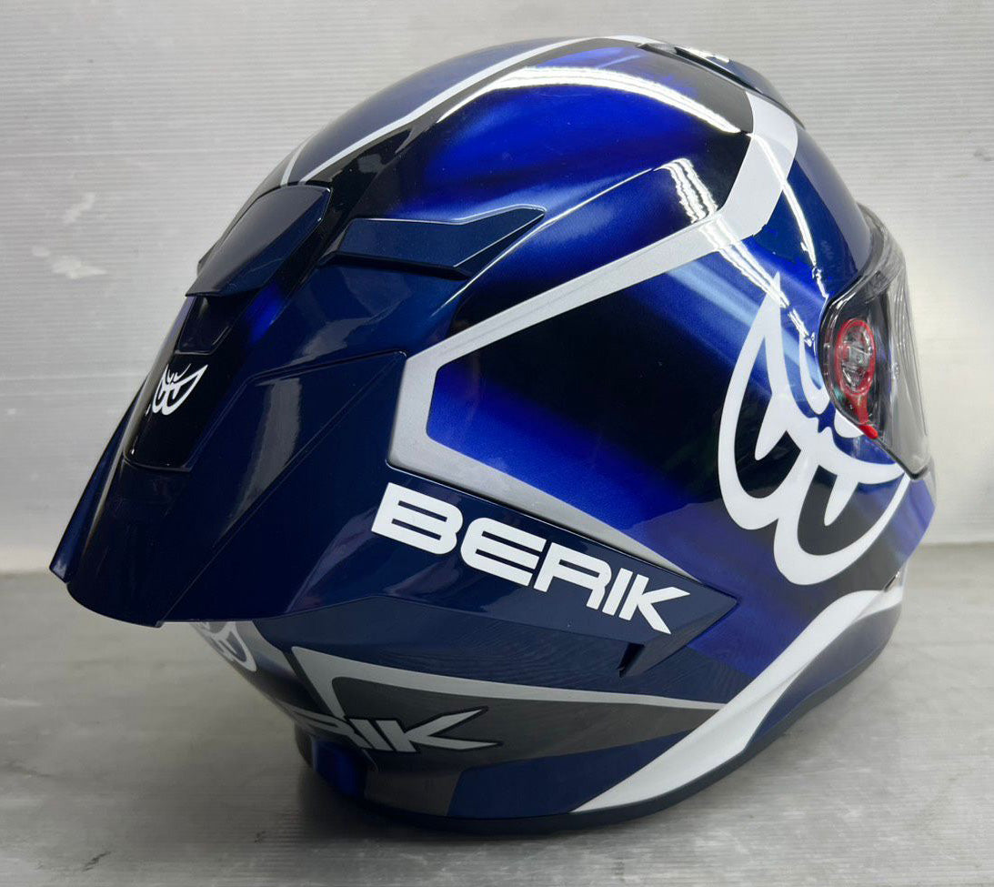 予約販売 HEL-279101-BK BLUE ベリック オンロードヘルメット フルフェイス