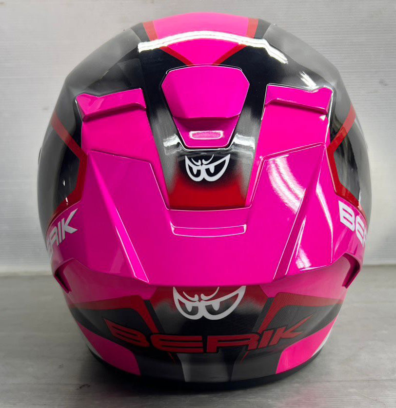 予約販売 HEL-279101-BK PINK ベリック オンロードヘルメット フルフェイス