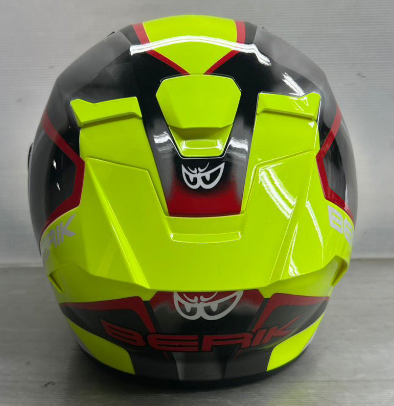 予約販売 HEL-279101-BK YELLOW ベリック オンロードヘルメット フルフェイス