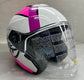予約販売 HEL-279112-BK PINK ベリック ジェットヘルメット
