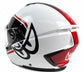 予約販売 HEL-279112-BK WHITE/RED ベリック ジェットヘルメット