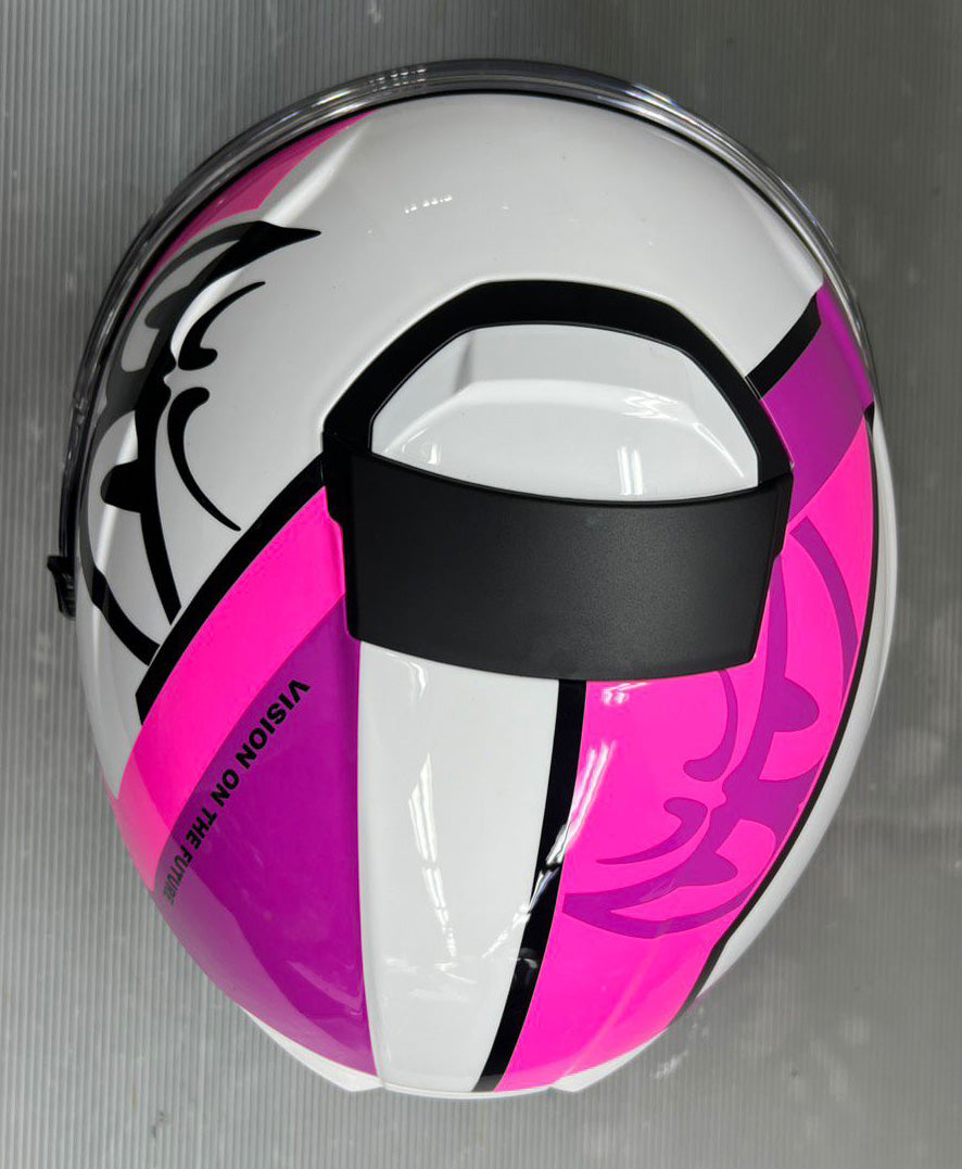 予約販売 HEL-279112-BK PINK ベリック ジェットヘルメット