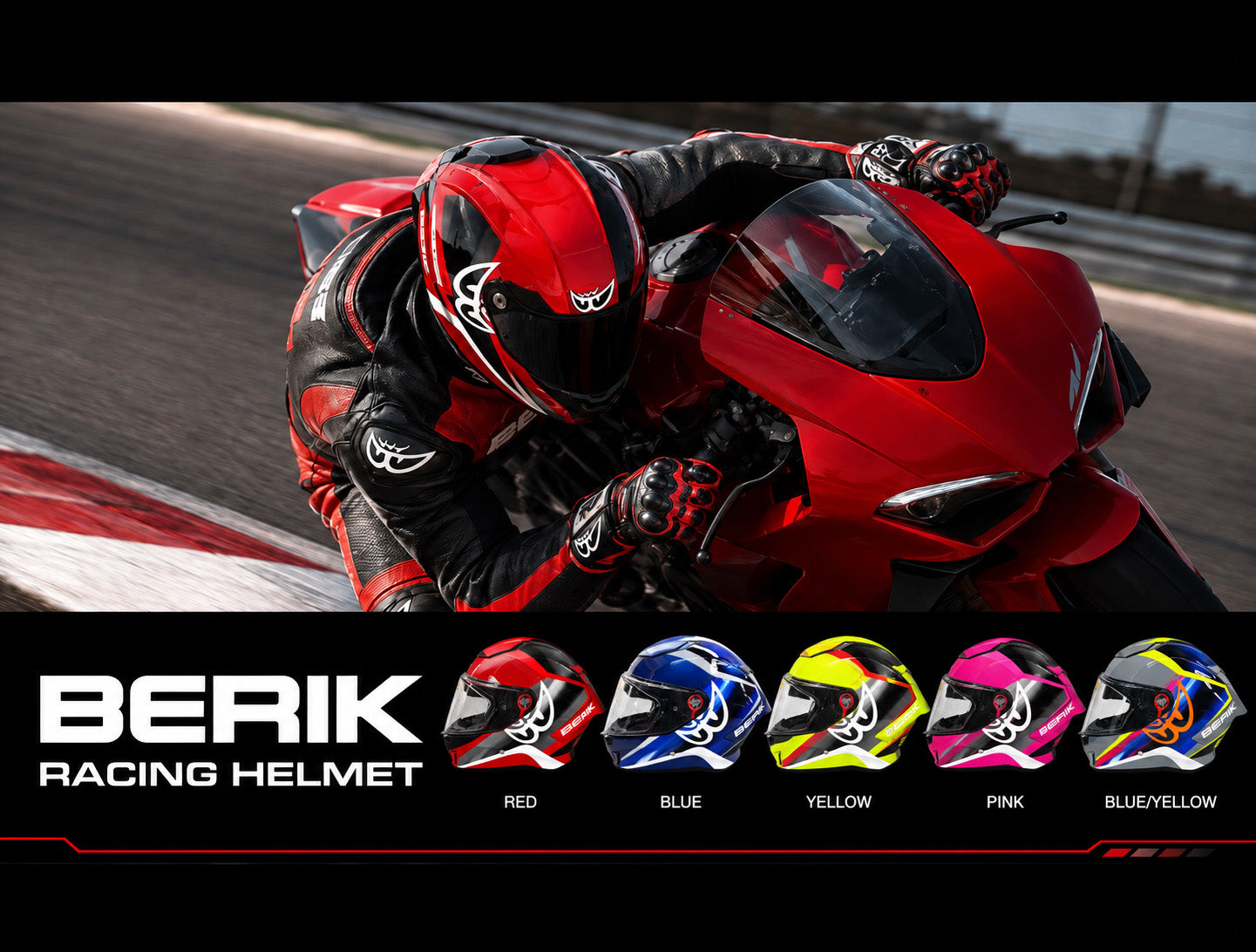 予約販売 HEL-279101-BK RED ベリック オンロードヘルメット フル