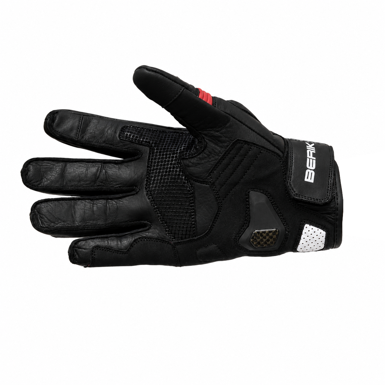 予約販売　G-264202-BK  RED BERIK PUNCHING LEATHER SHORT GLOVE