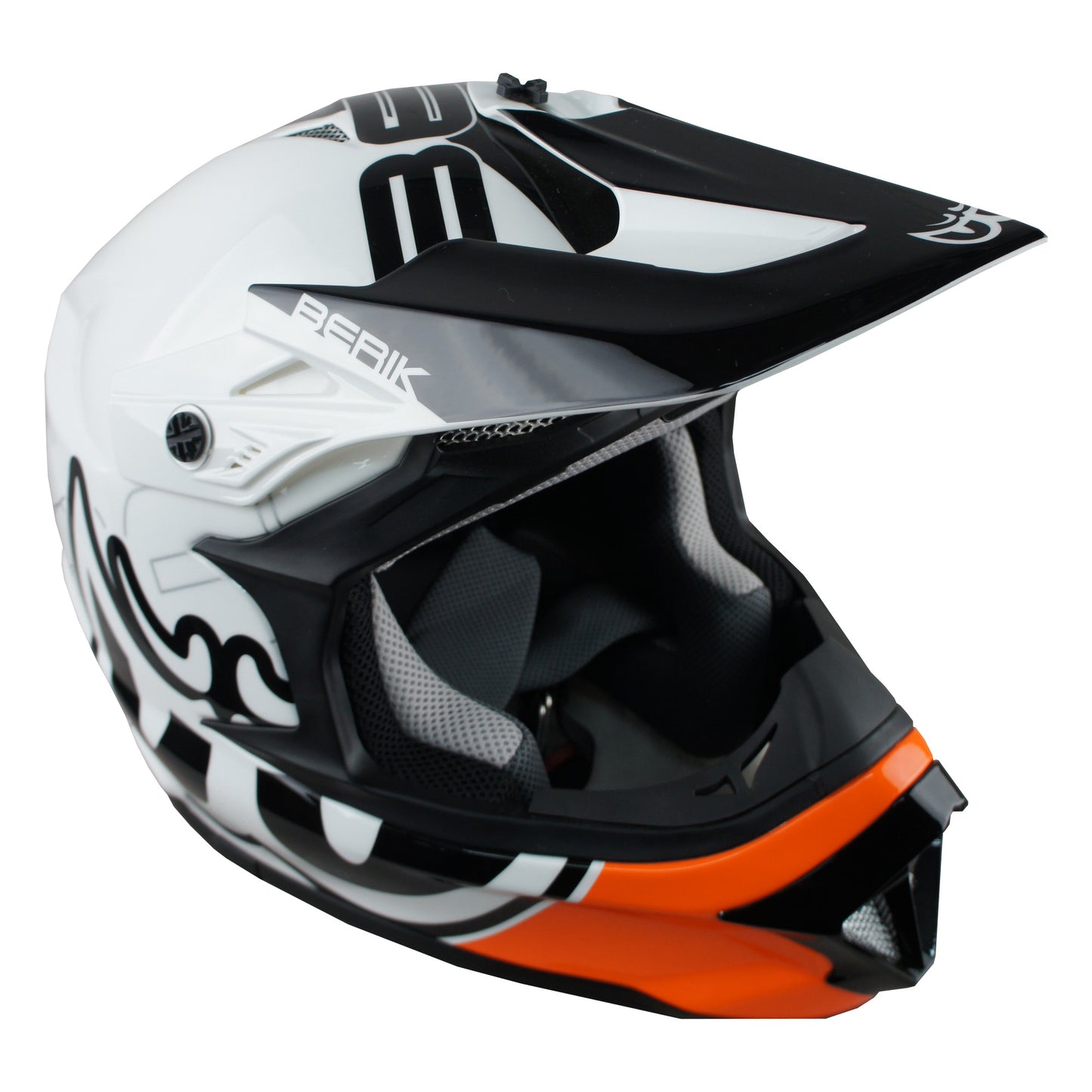 HEL-239201-BK ORANGE ベリック オフロードヘルメット