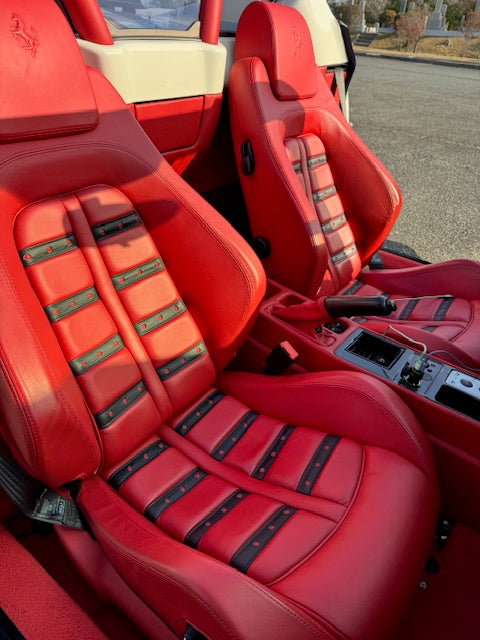 フェラーリF430スパイダー　ビアンコロッソ　カーボンブレーキ　クライスジークマフラー