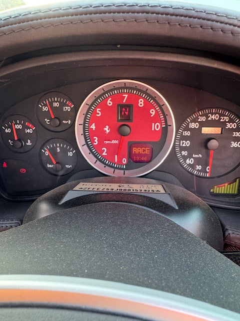 フェラーリF430スパイダー　ビアンコロッソ　カーボンブレーキ　クライスジークマフラー