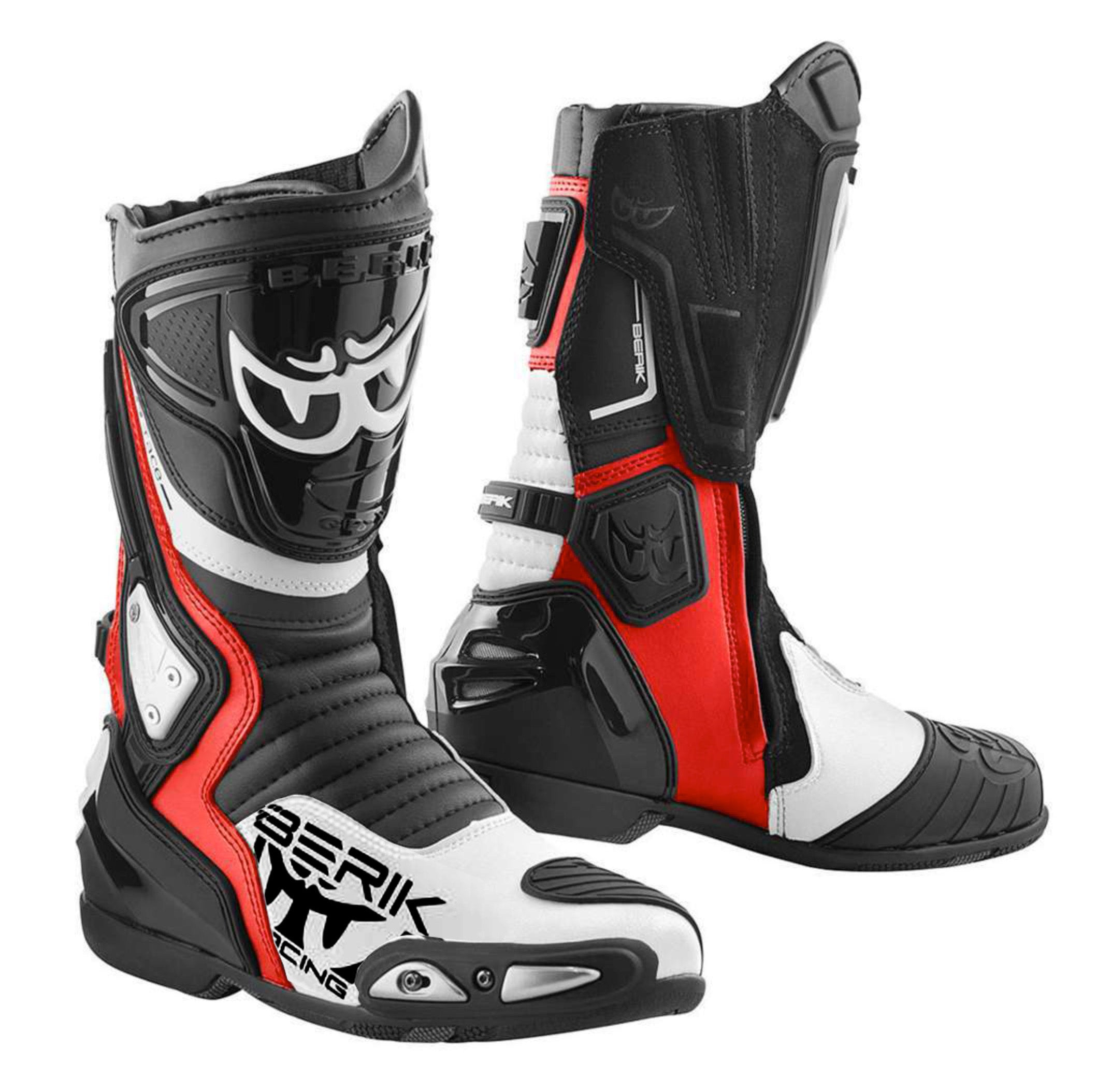 B*l様 BERIK レーシングブーツ 2.0 ブラック レッド BOT-1563-BK RED BERIK RACINGBOOTS