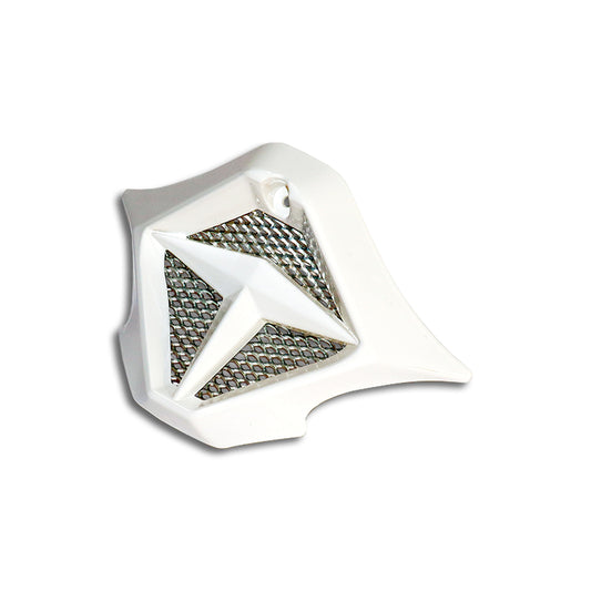 HEL-239201-BK ベリック オフロードヘルメット リペアパーツ ノーズカバー WHITE