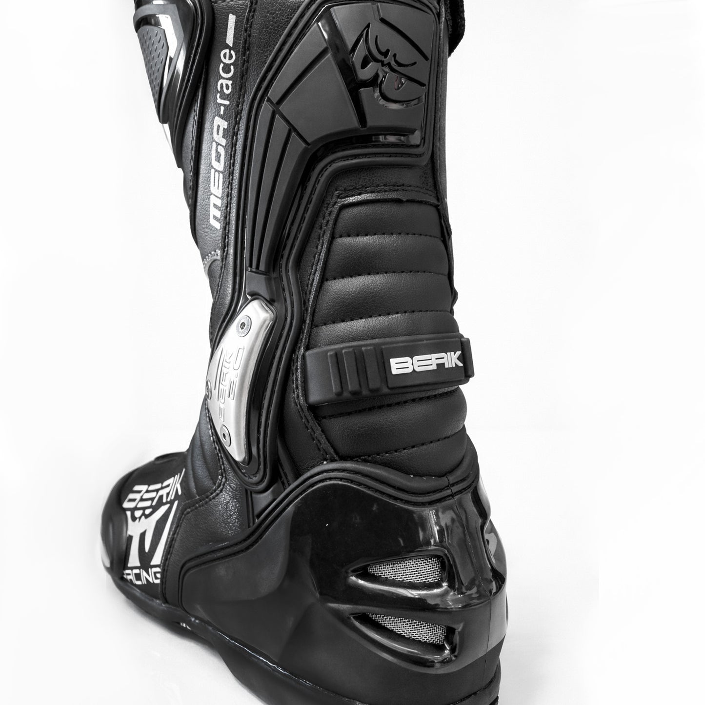 BOT-1563-BK ALL BLACK BERIK RACINGBOOTS