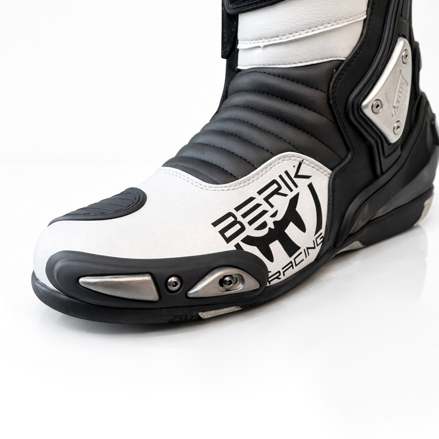 BOT-1563-BK BLACK/WHITE BERIK RACINGBOOTS