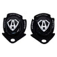 P-132-AN ARLENNESS BLACK KNEE SLIDER