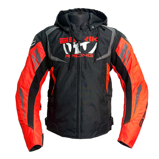 NJ-183330-BK BLACK/GREY/RED BERIK NYLONJACKET ALL SEASON