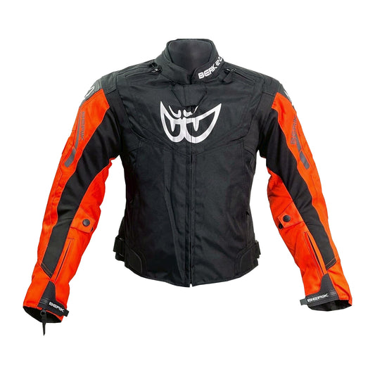 NJ-173302L-BK BLACK/F.RED BERIK WOMEN'S NYLONJACKET ALL SEASON