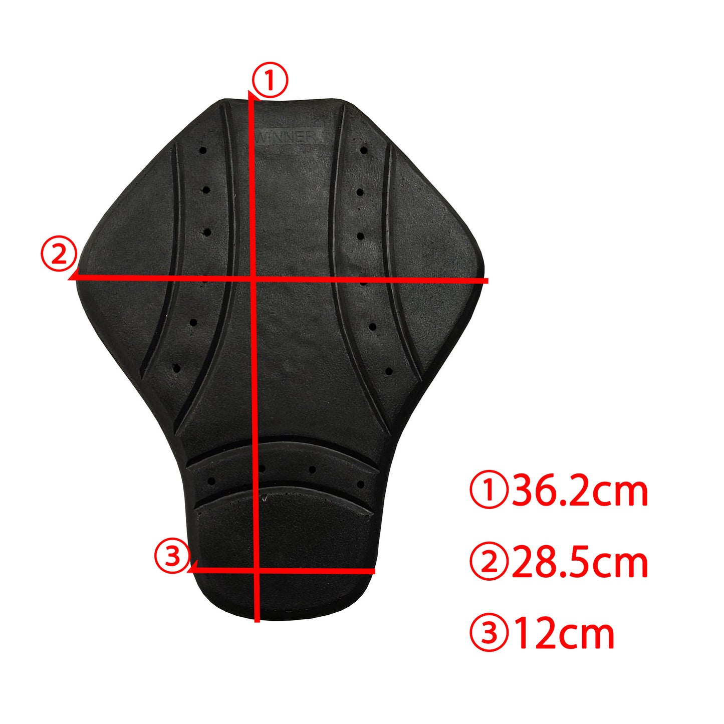 P-200-BK BERIK ARLENNESS BACK SOFT PROTECTOR