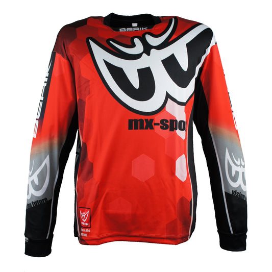 Pre-order sale JT-227303-BK ORANGE BERIK MX jersey