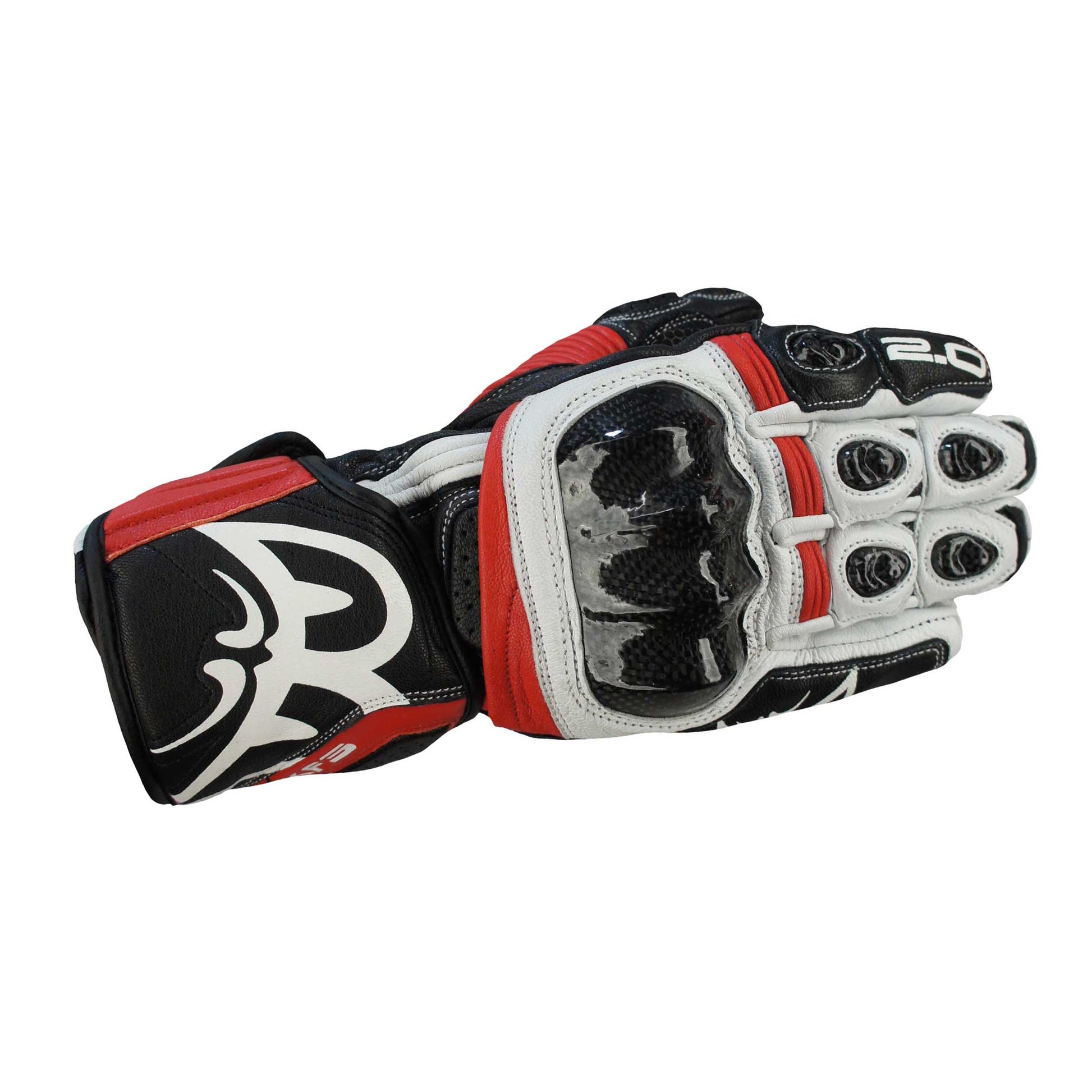 G-10723-BK RED BERIK RACINGGLOVE