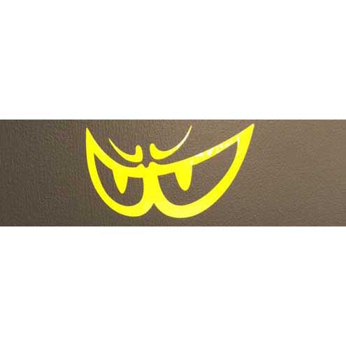 BST-EYE-S 9cm YELLOW BERIK STICKER